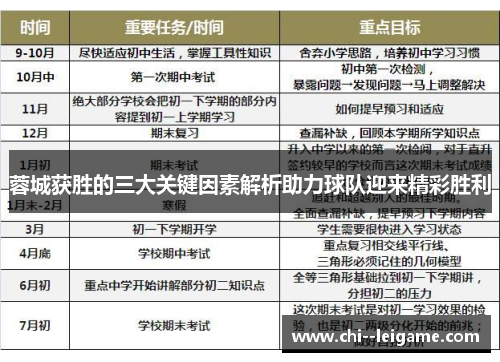 蓉城获胜的三大关键因素解析助力球队迎来精彩胜利